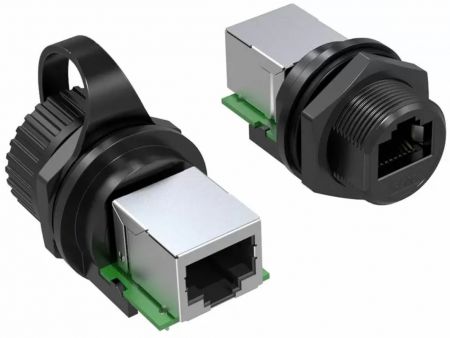 Thread Waterproof RJ48 Coupler Socket - Thread-Waterproof- RJ48-Coupler-Socket